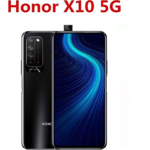 DHL Fast Delivery Honor X10 5G Cell Phone Kirin 820 Android 10.0 6.63" 2400X1080 90Hz 8GB RAM 128GB ROM Elevating Camera 40.0MP