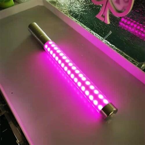 Special Pink LED bar Nightclub LED Champagne Sparklers Strobe Baton Big Premium Rechargeable Led Bottle Topper Flash Stick Light