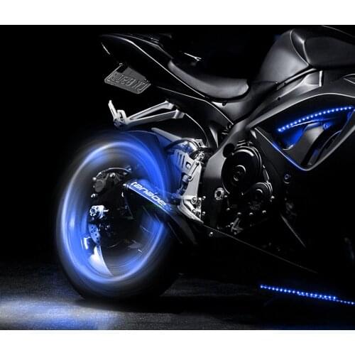 2PCS Bicycle LED Light Tire Valve Cap Bicycle Flash Light Mountain Road Bike Cycling Tyre Wheel Lights LED Neon Lamp Cover Wheel