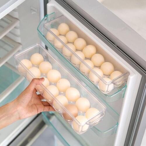 High Quality Plastic Kitchen Containers Eggs Storage Containers Box Refrigerator Organizer Egg Container Clear Box Case