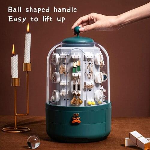 Jewelry Display Stand Household Desktop Storage Box Single-layer/5-layer Inner Rotating Storage Box