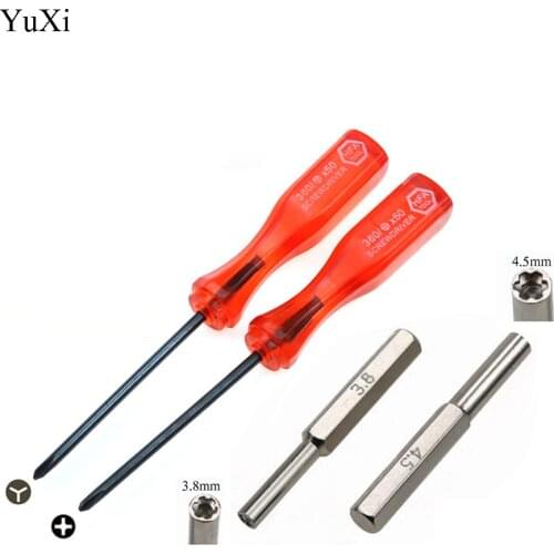 YuXi 3.8mm 4.5mm Tri-Wing Screwdriver Bit Tool Kit Game accessories For Nintendo N64 For S/NES For Game Boy Video Game Console