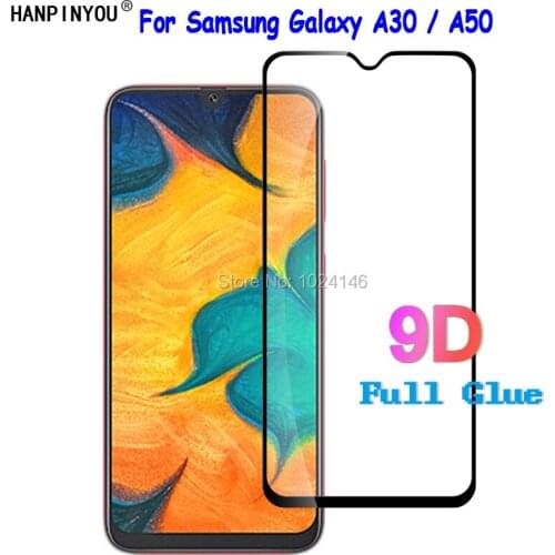 For Samsung Galaxy A30 A305F / A50 A505F 5D 6D 9D Full Cover Tempered Glass Screen Protector Explosion-proof Protective Film