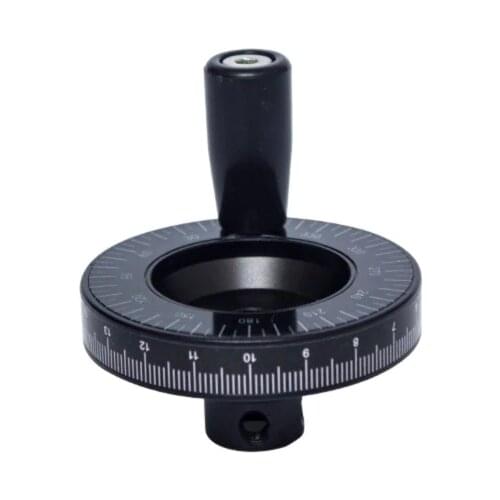 1pcs (Scale: 200) Diameter:63.5mm inner hole:10mm laser engraving shake handle handwheel