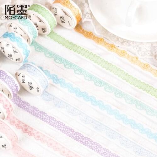 15mm*3m Girls Lace Style Paper Decorative Tape Bullet Sticker Diary Computer Decoration