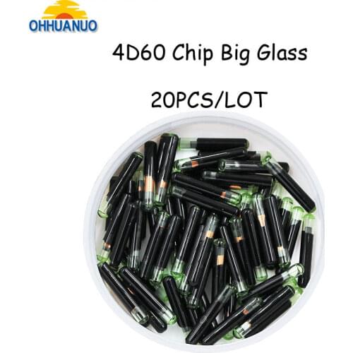 20PCS/LOT Blank 4D60 chip big glass for Ford aftermarket