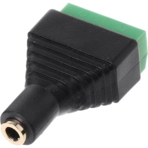 3pcs 3.5mm 1/8\" Stereo Plug TRRS Female To 4 Screw AV Terminal Block Connector