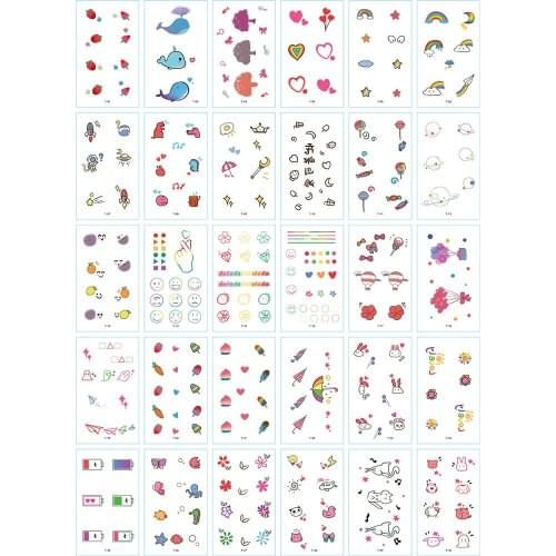 30pcs Waterproof Tattoo Sticker Flower Small Fresh Tattoo Sticker Sexy Tattoo Sticker Temporary Tattoo Sticker
