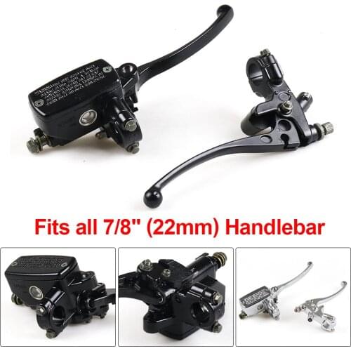 7/8" Motorcycle Handlebar Master Cylinder Hydraulic Brake Control With Clutch Lever