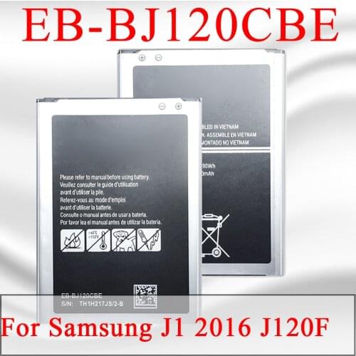 Cell Phone Battery for Samsung Galaxy J1 2016 J120 Galaxy Express 3 EB-BJ120CBU EB-BJ120CBE Batteria with Tracking 2050mAh