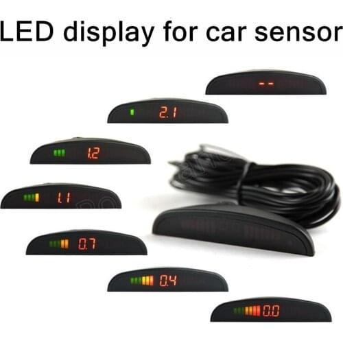 12V Car LED display Parking Sensor Kit Display for all cars Reverse Assistance Backup Radar Monitor System hot sale