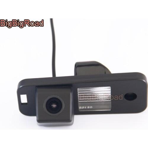 BigBigRoad Car Rear View Parking Backup CCD Camera For Hyundai Grand Santa Fe 2013 2014 2015 2016 Cerato 4 2019 Night Vision