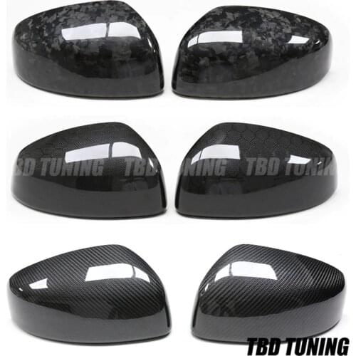 Mirror Cover For Nissan 370Z Dry Carbon Fiber Rear Honeycomb Look Forged Carbon Side View Cap Mirror Cover 2008 2009 2010