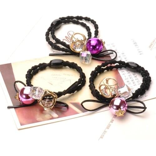 1PCS Creative bead Hair Accessories For Women Headband,Hollow Elastic Bands For Hair For Girls,Hair Band Hair Ornaments For Kids