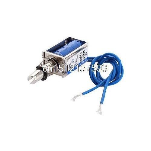 DC12V 300mA 10mm 5N Opening Frame Pull Type DC Solenoid Electromagnet Actuator