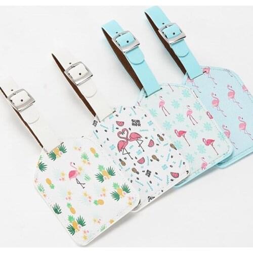 Personalized Printing Suitcase Leather Luggage Tag Label Bag Pendant Handbag Travel Accessories Name ID Address Tags LT04A