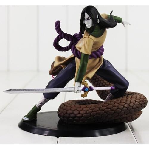 Great 15cm Naruto Orochimaru PVC Figure Collectible Model Toy Shippuden snake with base