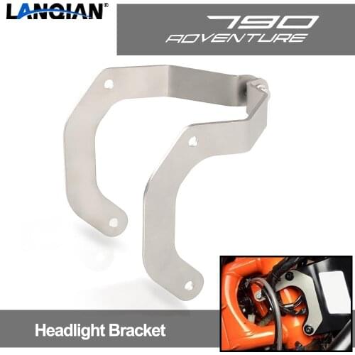 For 790 890 ADVENTURE 790Adventure R S 2019 2020 890Adventure ADV 2020 2021 Motorcycle Headlight Reinforcement Bracket Set Parts