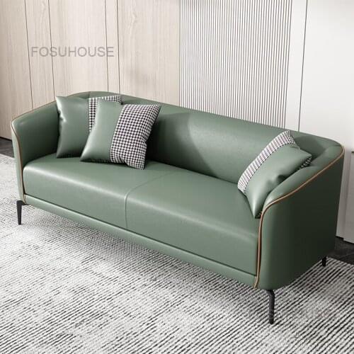 Nordic Simple Small Sofas For Living Room Technology Cloth Modern Single Sofa Bedroom Luxury Living Room Furniture Leather Sofas