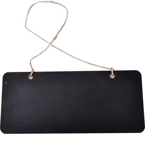 Mini Blackboard Chalkboard String Hanging Wood Message Sign Marriage Wedding Party Supplies Store Welcome Decor 2018 Fashion