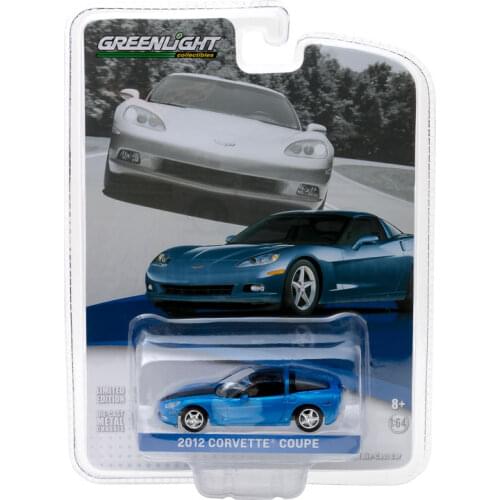 GreenLight 1:64 2012 Chevrolet Corvette Alloy model car Metal toys for childen kids diecast gift