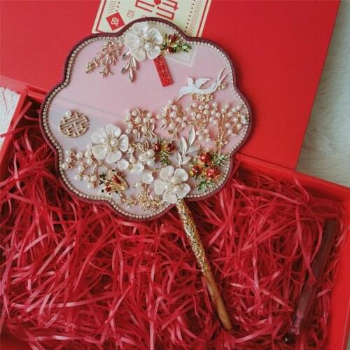 Brides group fan classical wedding fan wedding fans