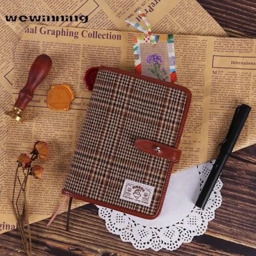 Creative Vintage Fashion Softcover A6 Journal My 2020 Gentleman Diary Planner Book A6 Undated Monthly Daily Plan 128 Sheets