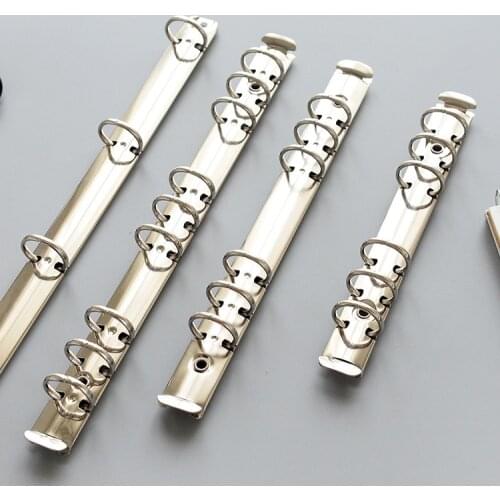 Loose Leaf Glider Paper Collection Binder Metal Clip, Notebook Diary DIY Accessory Lock Set A7 A6 A5 B5 A4