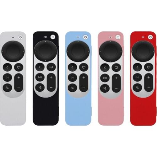 Dustproof Soft Silicone Case for-Apple TV 4K 6Th 2021 TV Remote Anti-drop Remote Control Protective Cover