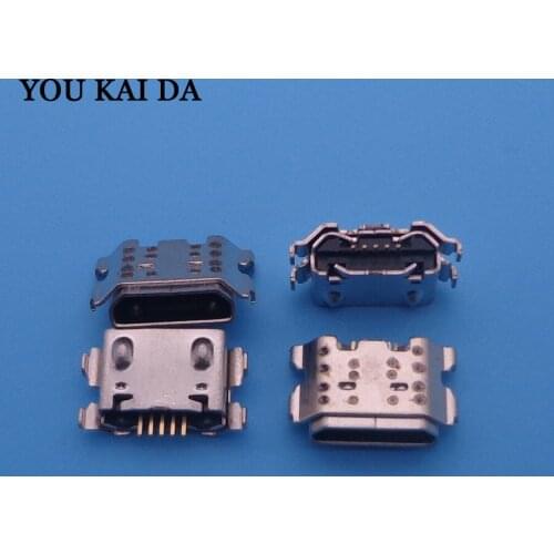 1pcs Micro USB 5Pin Jack Connector socket Data charging port tail plug For Samsung Galaxy A01 A015 A015F/DS Mini USB Jack