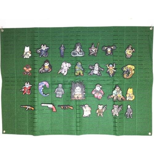 MOLLE System Chapter Storage Display Felt Cloth Tactical Wall Hanging Cloth Small Attached Package EDC Tool Tablecloth