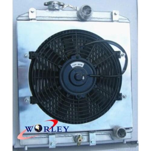 28mm pipe Aluminum Radiator &shroud&fan FOR Civic EK EG D15 D16 B16 B18 28MM Radiator +shroud&fan 92-00 FOR Honda