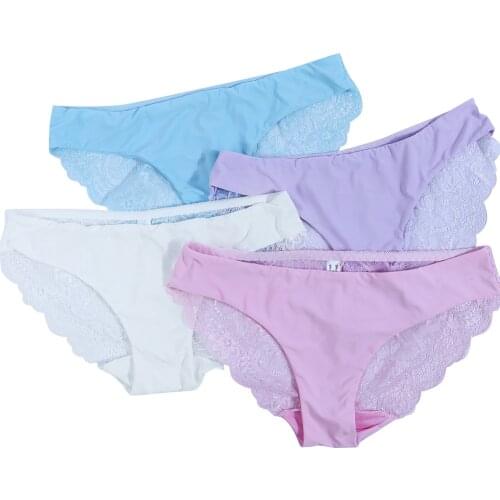 Sexy Lace Panties Womens Cotton Underwear Seamless Cute Soft Comfort Lingerie Fashion Female Underpants