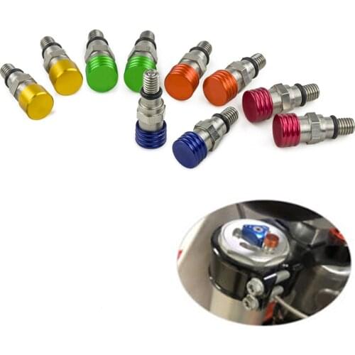 Motorcycle M5x0.8 Fork Air Bleeder For Yamaha YZ85 125 250 YZ250F 400F 426F 450F TTR 225 230 250 WR250 WR250F WR450F WR400F 426F