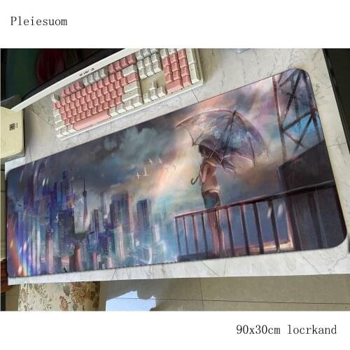 Weathering with you mousepad 900x300x4mm Popular mouse mat gamer gamepad pc hot sales gaming mousemat desk pad office padmouse