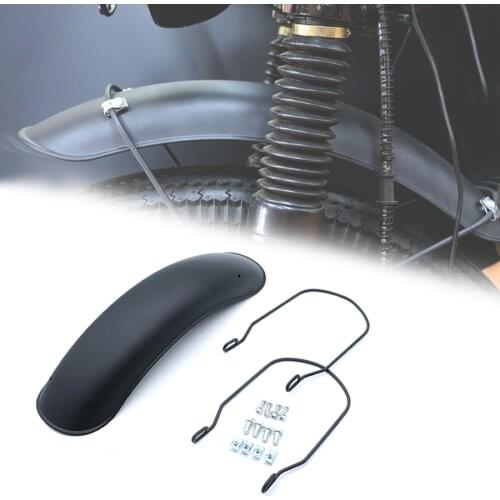 Motorcycle Retro Front Fender Protector Mudguard Cover Matte Black Metal For Honda CG125 GN125 GS125