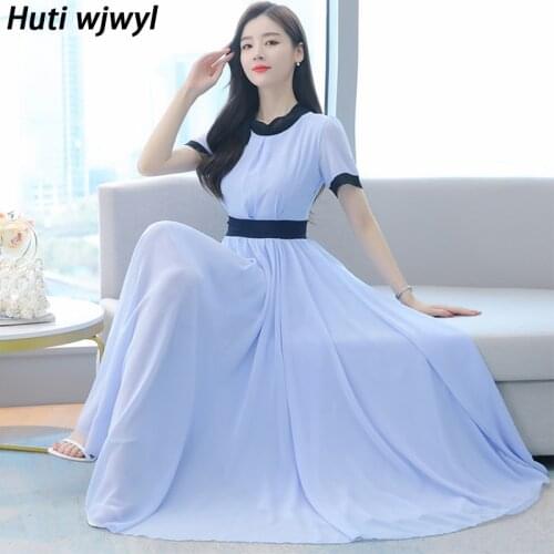 4XL Plus Size Runway White Maxi Dress 2021 Vintage Solid Chiffon Beach Dress Spring Summer Elegant Women Bodycon Party Vestidos