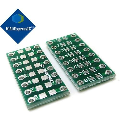 10pcs 0805 0603 0402 to DIP Transfer Board DIP Pin Board Pitch Adapter keysets In Stock