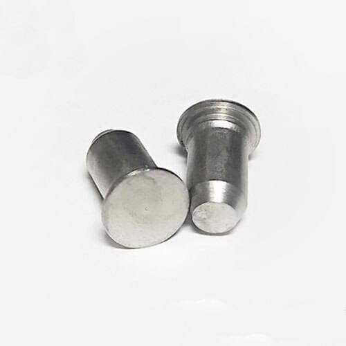 10pcs M6 Riveting Locating pin Positioning column No thread Pins TPS stainless steel 8mm-15mm Length