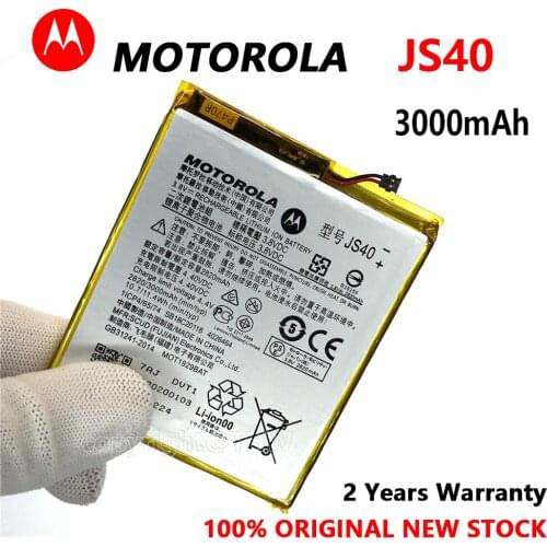 100% Genuine 3000mAh JS40 Battery For MOTOROLA Moto Z3 Play XT1929-1 XT1929-4 XT1929-5 XT1929-6 XT1929-8 Smart Phone Batteries