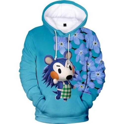 2020 Animal Cosplay Costume Hoodies Sweatshirts 3D Printed Sweatshirt Hooded Men Women Cross Pullover Cartoon Harajuku Tops