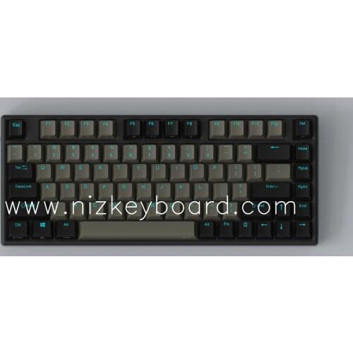 2021 NEW PLUM NIZ Micro82 Black EC Keyboard USB Bluetooth RGB PBT Keycaps Multi-Function Programmer Use to Office work and Game