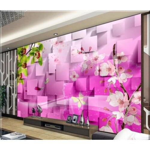 3D wallpaper flower stereoecopic wallpaper 3d room wallpaper landscape 3d mural designs Home Decoration
