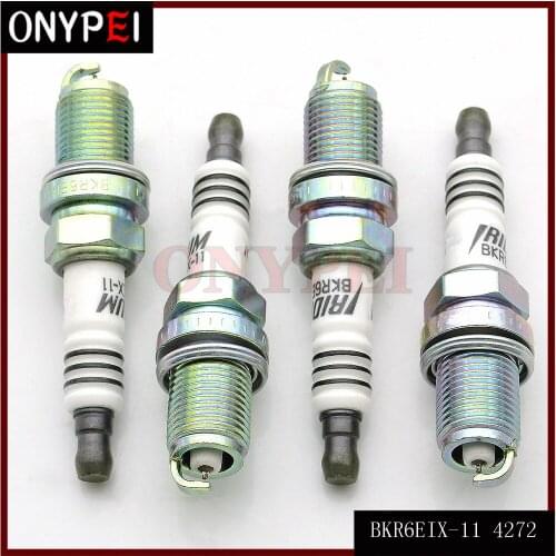 4pcs BKR6EIX-11 4272 Iridium Spark Plug For TOYOTA MITSUBISHI LEXUS SUZUKI SUBARU CHEVY MAZDA BKR6EIX11-4272 BKR6EIX1