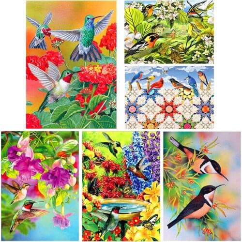 5D new full diamond flower and bird diamond painting embroidery decoration home decoration
