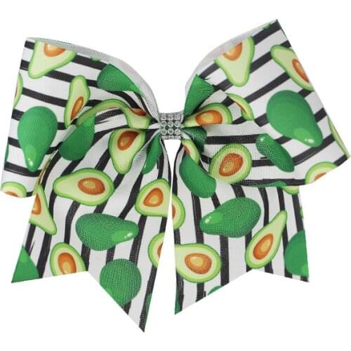 7inch Cheer Bow Cheerleading Bowknot Elastic Rope Holder For Children Girls Rubber Bands Hair Accessories