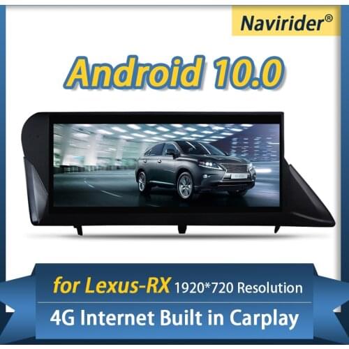 Car Android 10.0 AutoRadio For LEXUS RX RX270 RX300 RX330 RX350 RX400h RX450h RX350L RX450hL GPS Navigation Head Unit