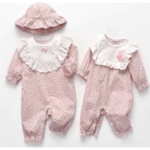 Childrens clothing spring newborn baby one-piece baby cotton romper cute triangle romper