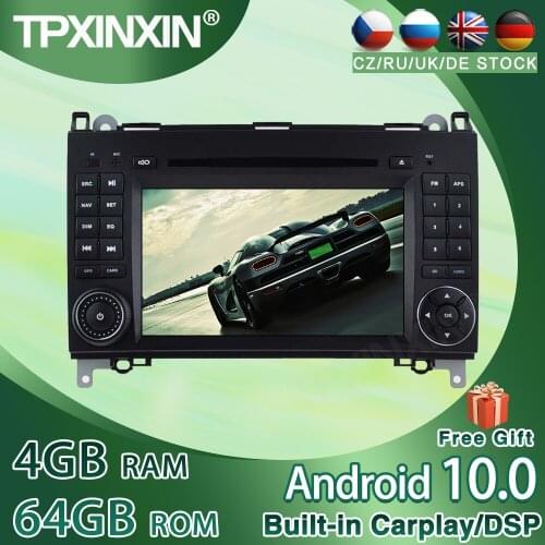 For Mercedes Benz B200/B-class/W245/B170/W169 64GB Android Car CD DVD Player GPS Navigation Auto Multimedia Player Tape Recorder