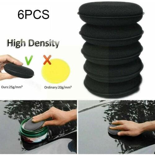 Waxing sponge, round waxing maintenance polishing sponge automotive For car, goods J8Q3